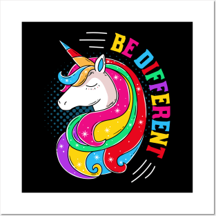 autism unicorn autism awareness Posters and Art